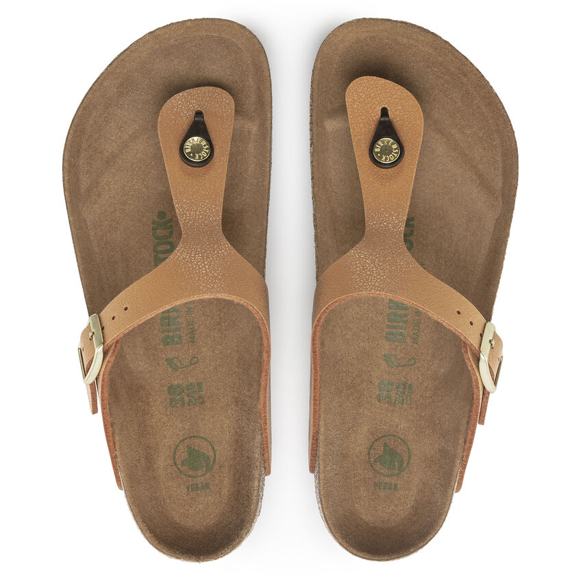 Birkenstock Gizeh Vegan Birkibuc Pecan